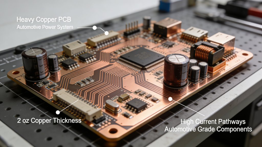 Heavy Copper PCB Manufacturing Capabilities 0.5oz to 15oz