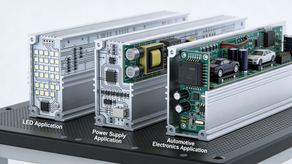 Aluminum PCB application scenarios in LED, power supply and automotive electronics