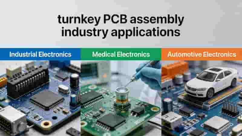 Turnkey PCB Assembly Industry Applications Industrial Medical Automotive