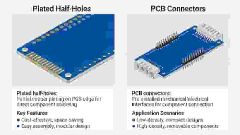 Castellated Holes PCB Benefits - Advantages of Plated Half-Holes in Electronics