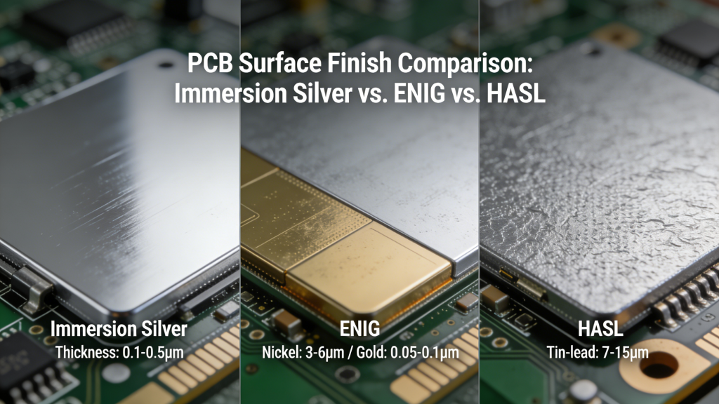 Immersion silver PCB chemical deposition process diagram