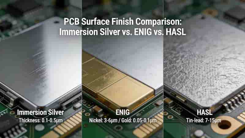 Immersion silver PCB chemical deposition process diagram