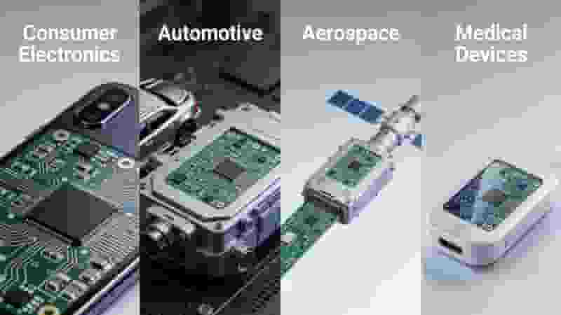 Microvia PCB Applications Consumer Automotive Medical Aerospace