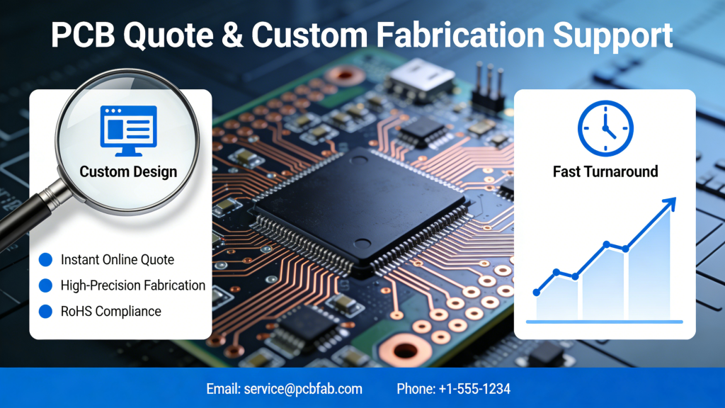 PCB quote and custom fabrication support