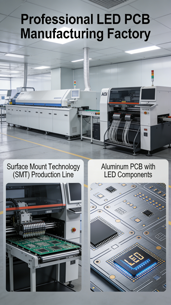 LED PCB manufacturing assembly production line
