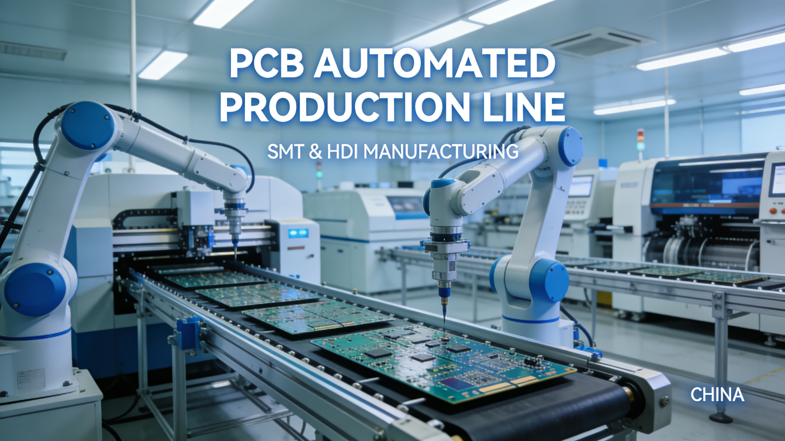 PCB Automated Production Line SMT HDI Manufacturing China