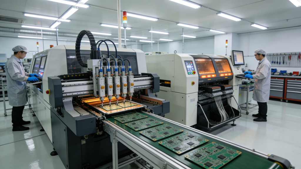 Turnkey PCB Assembly Overview SMT Production Line