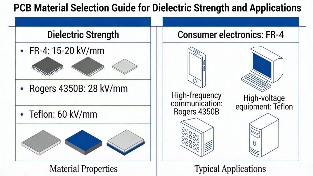 PCB Material Selection Guide for Dielectric Strength and Applications