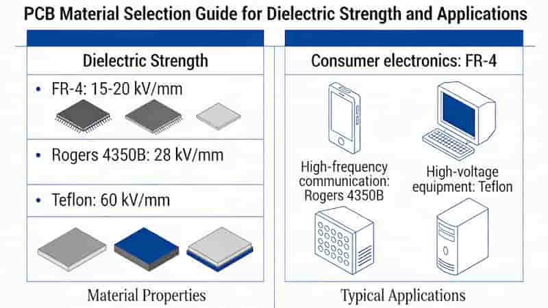 PCB Material Selection Guide for Dielectric Strength and Applications