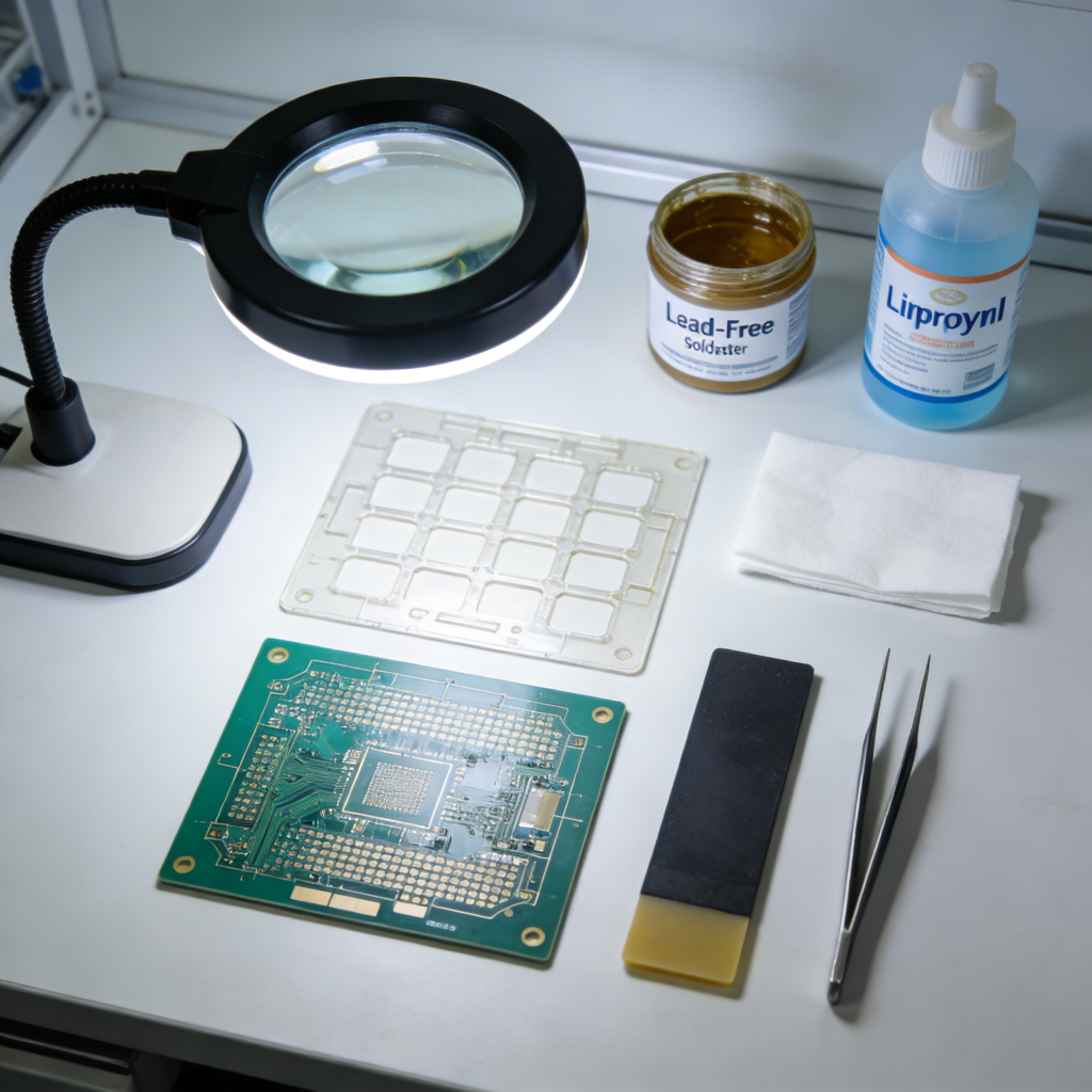 PCB Stencil Printing Tools and Materials