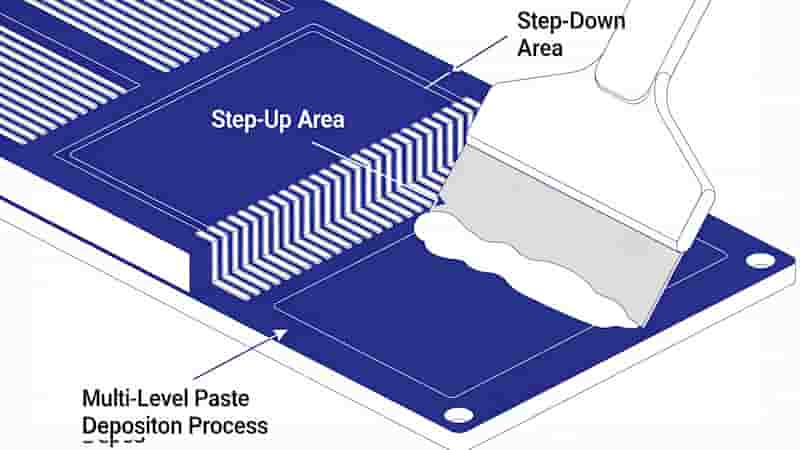Step Stencil for PCB SMT Assembly Precision Solder Paste Printing