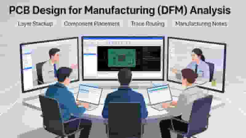 PCB Design for Manufacturing (DFM) Analysis