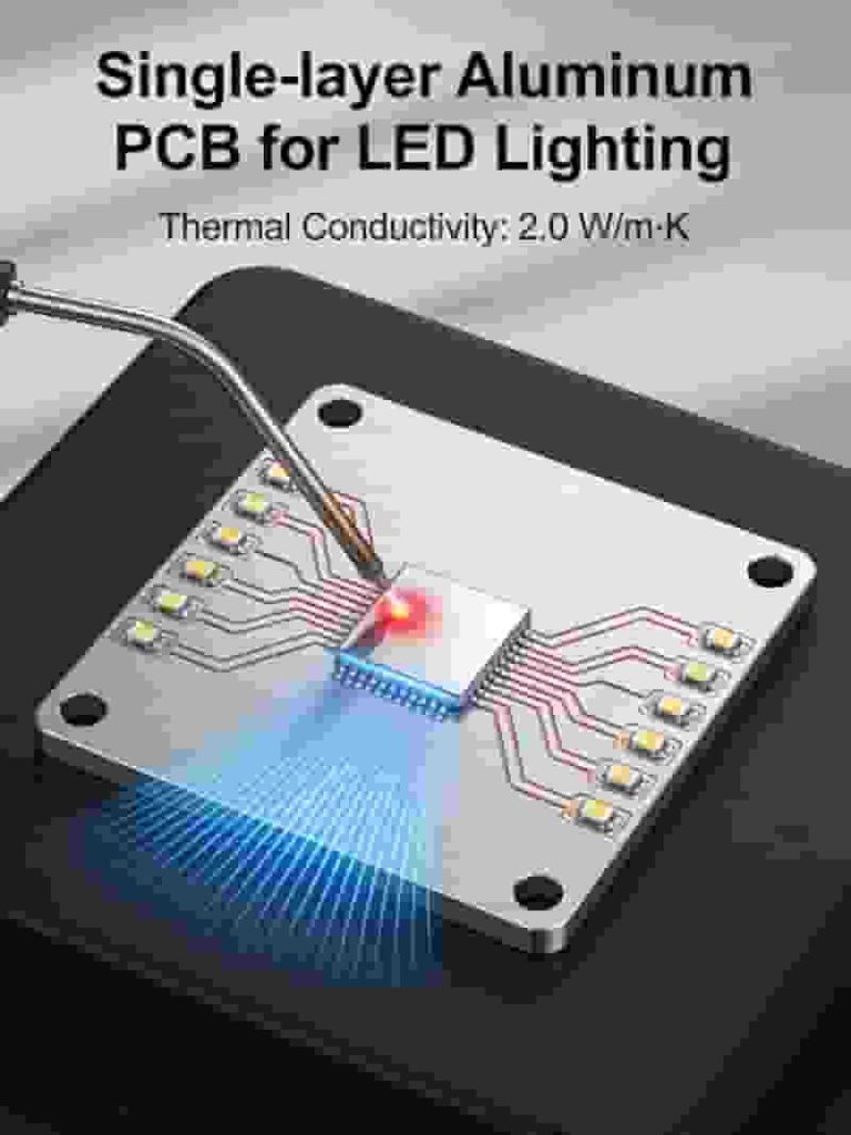 Single Layer Aluminum PCB for LED Lighting Heat Dissipation