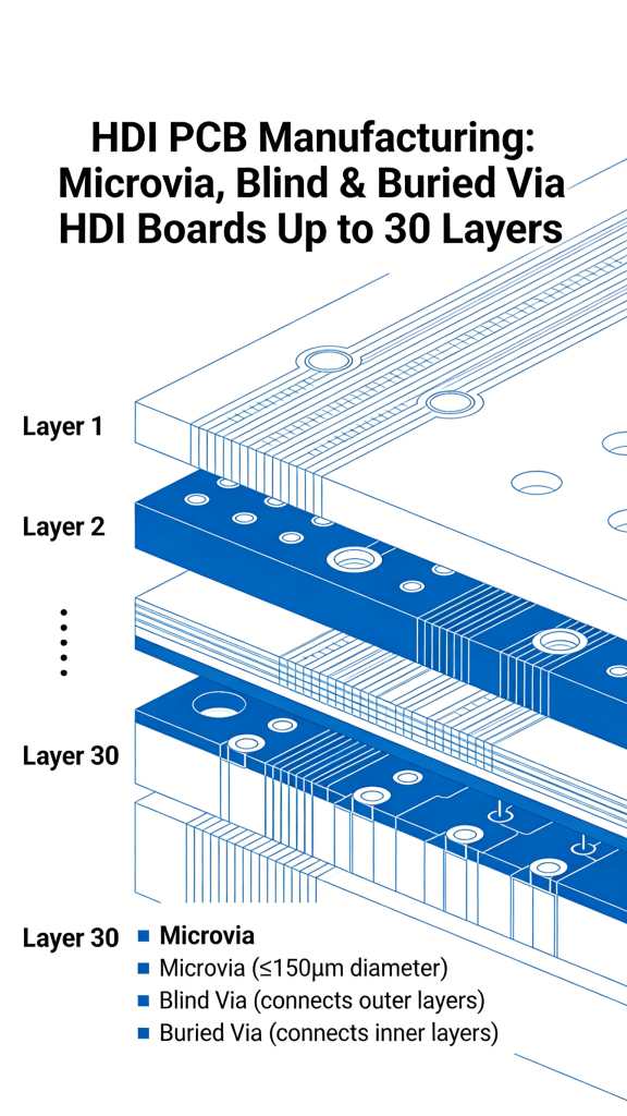 2+N+2 HDI PCB Stackup