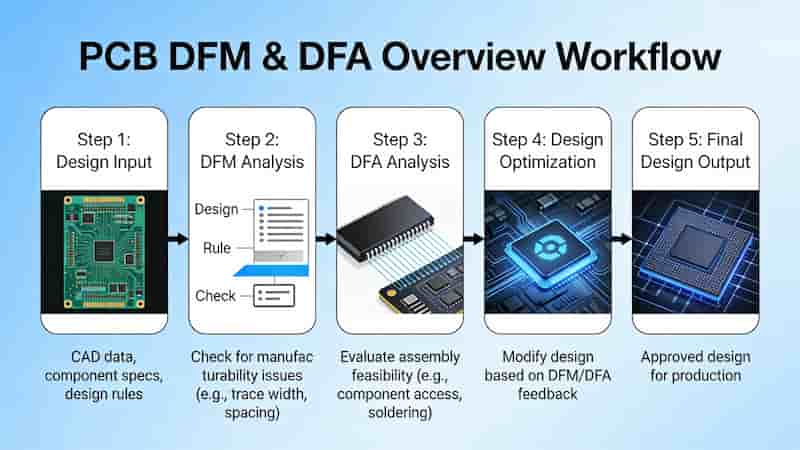 PCB DFM & DFA Overview Workflow