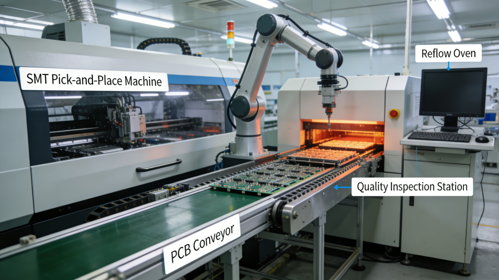 Quick turn PCB assembly SMT process for expedited orders