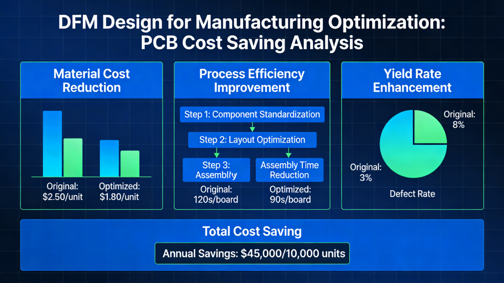 DFM Design for Manufacturing PCB Cost Saving