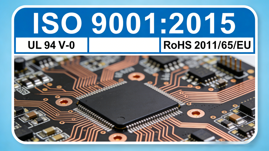 ISO, UL, RoHS certifications for PCB manufacturing