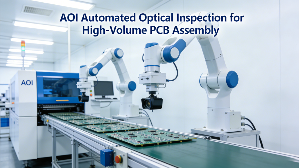 High Volume PCB Assembly Quality Inspection AOI X-ray