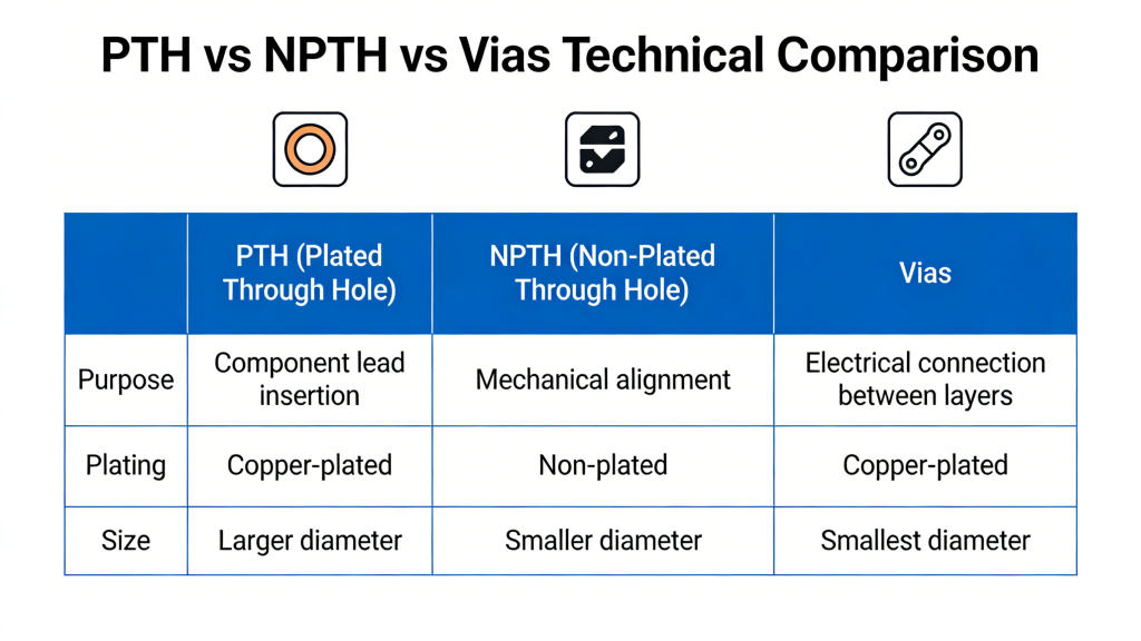 PTH manufacturing process flow PCB IPC standard