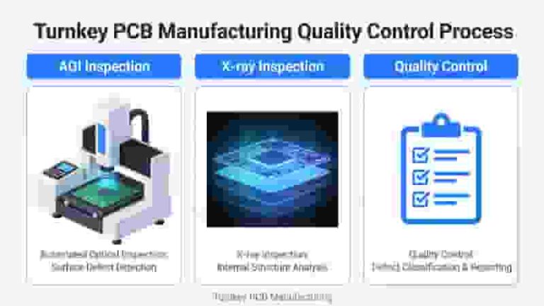 Turnkey PCB Manufacturing Quality Control AOI X-ray Inspection