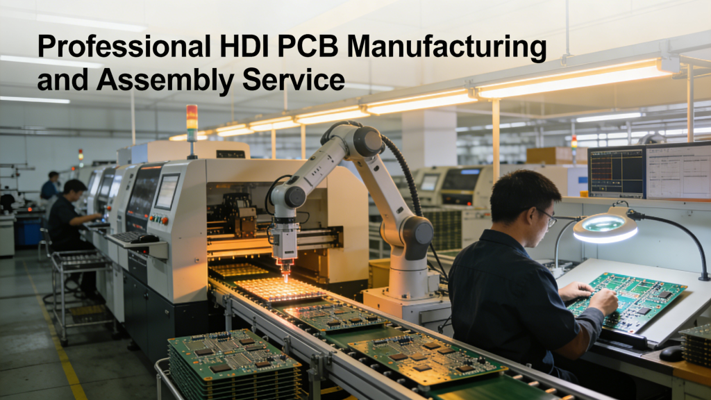 Professional HDI PCB Manufacturing and Assembly Service