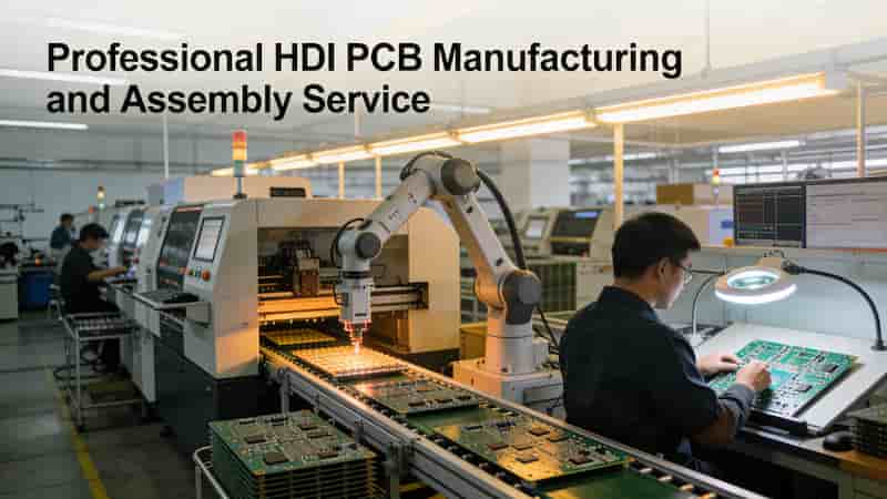 Professional HDI PCB Manufacturing and Assembly Service