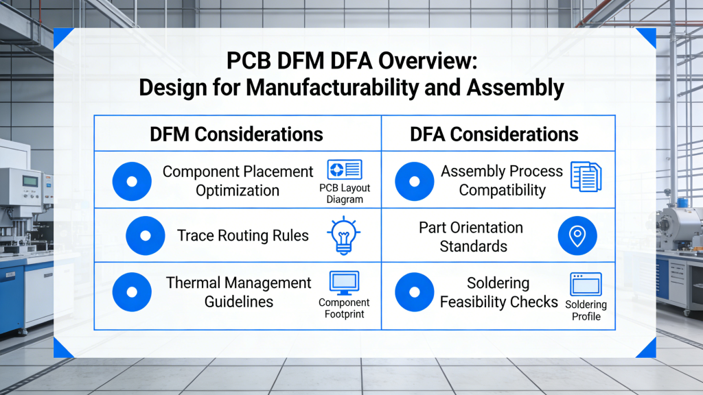 PCB DFM Process Flowchart Design for Manufacturing Steps