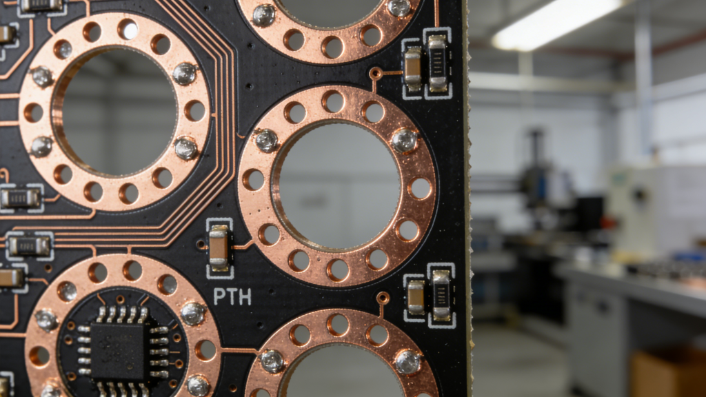 PTH manufacturing process drilling plating PCB