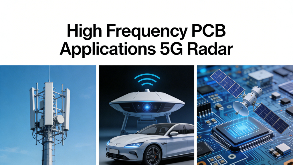 High Frequency PCB Applications 5G Radar Automotive