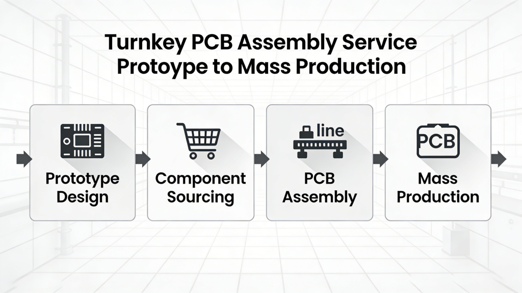 Turnkey PCB Assembly Service Prototype to Mass Production