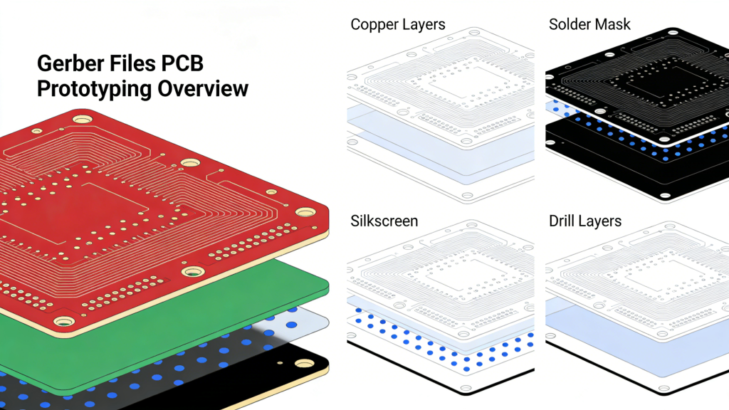 Gerber Files PCB Prototyping Overview Layers Copper Solder Mask Silkscreen