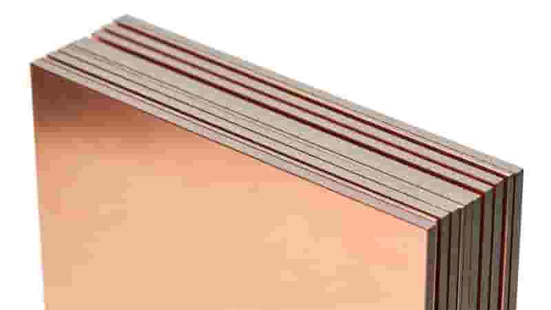 Copper Clad Laminate CCL structure for PCB manufacturing