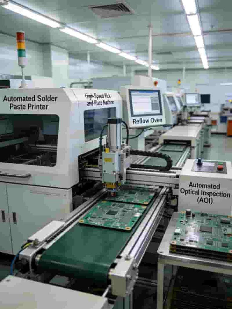 Rigid PCB manufacturing capabilities, multilayer PCB production