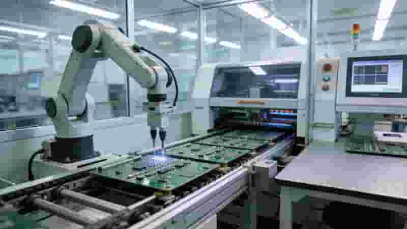 LED PCB SMT assembly line AOI inspection