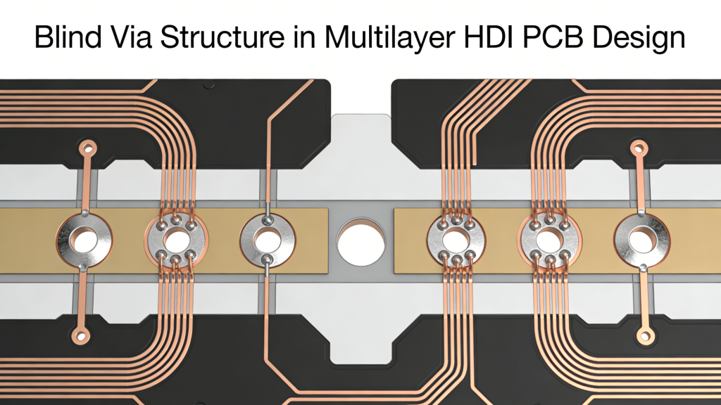 Blind Via Structure in Multilayer PCB HDI Design