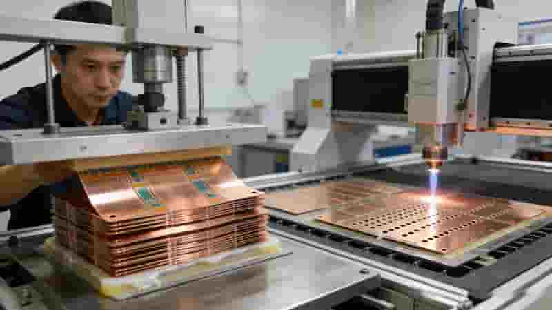 Multilayer Flexible PCB Lamination Laser Drilling HDI Process