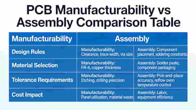 PCB DFM DFA frequently asked questions for engineers