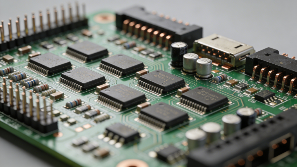 SMT and through-hole PCB assembly process