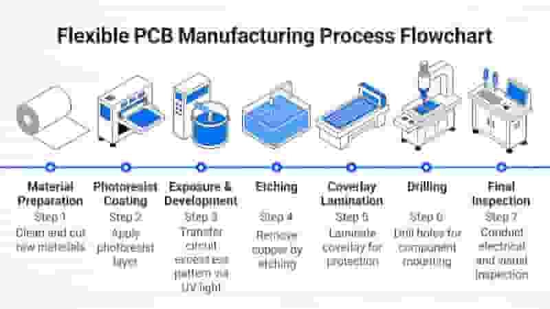 Multilayer Flexible PCB Stackup Structure