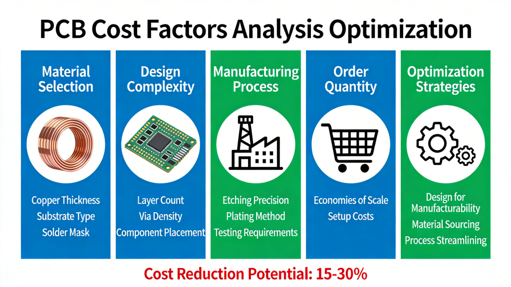 PCB Cost Factors Analysis Optimization