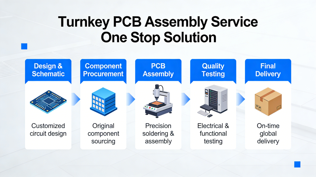 Turnkey PCB Assembly Service One Stop Solution