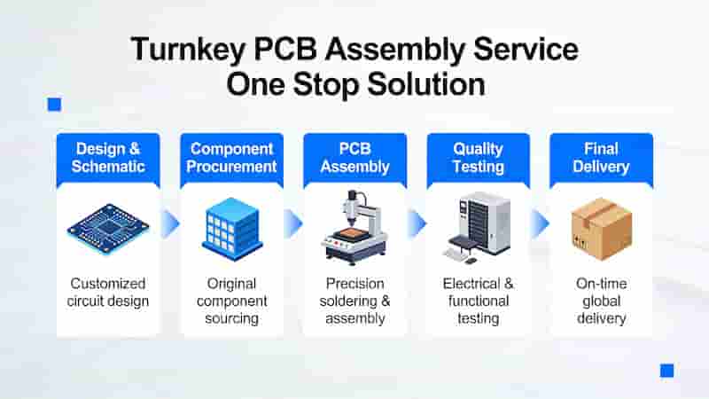 Turnkey PCB Assembly Service One Stop Solution