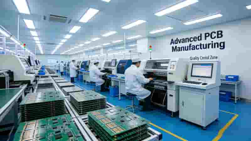 Advanced PCB manufacturing production line in China