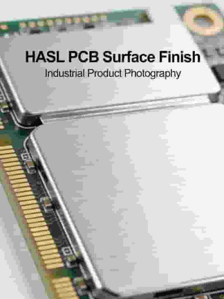HASL PCB surface finish diagram for SMT and through‑hole assembly