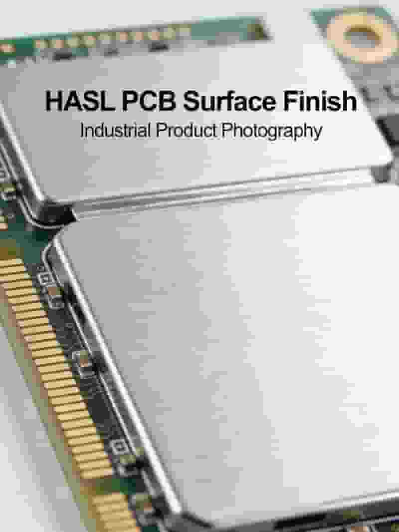HASL PCB surface finish diagram for SMT and through‑hole assembly