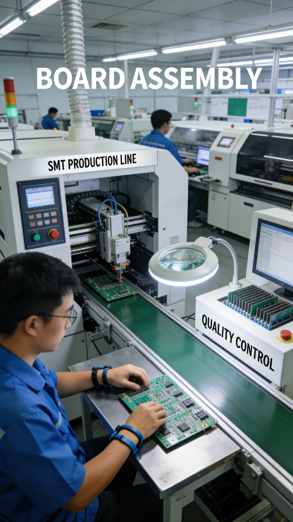 SMT PCB Assembly Production Line for Prototype and Mass Production