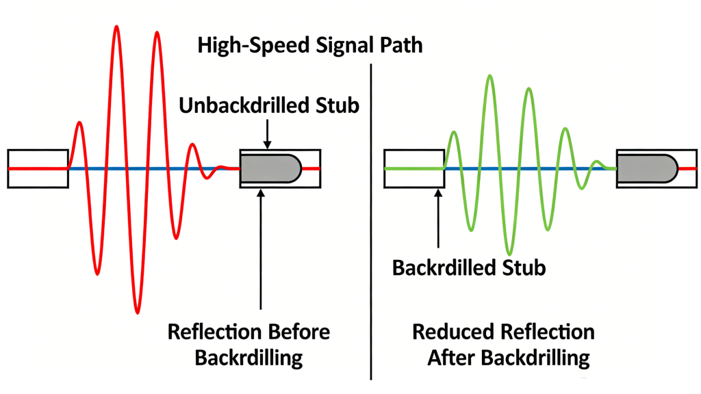 Backdrilling Improves PCB Signal Integrity and Reduces EMI