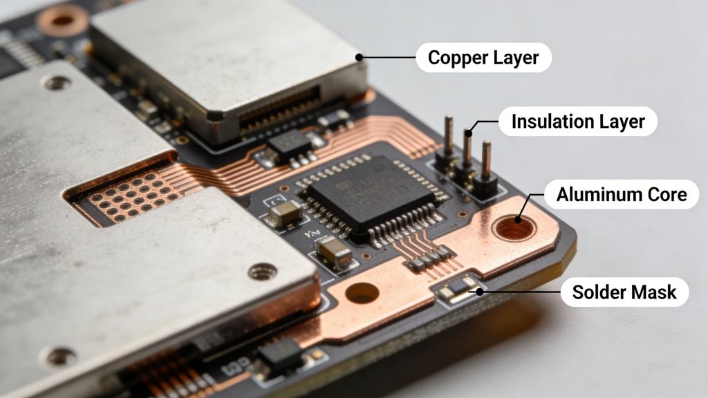 Copper Core PCB Structure - High Thermal Conductivity Copper Base