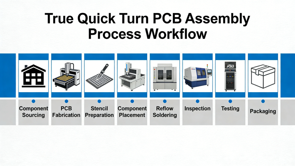 True Quick Turn PCB Assembly Process and Standards